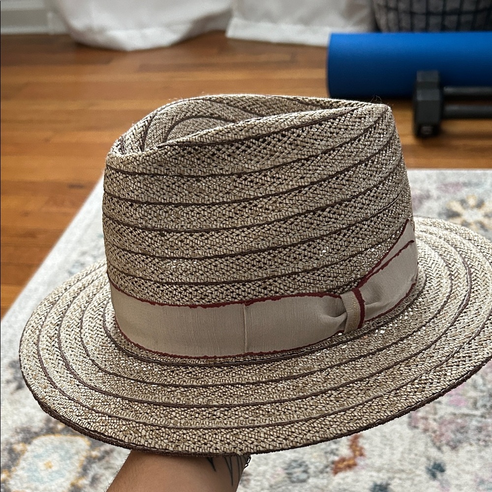NWT Borsalino Woven Hat